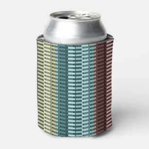 Rafraichisseur De Cannettes Bleu Jaune Vert Rouge Design Moderne Chic Motif