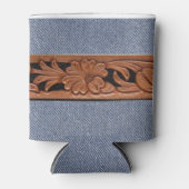 Rafraichisseur De Cannettes Blue Jeans Et Belt Western (Devant)