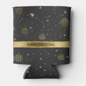 Rafraichisseur De Cannettes Boules d'or de Noël (Devant)