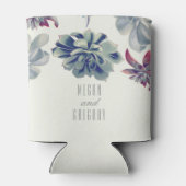 Rafraichisseur De Cannettes Bouquet floral Succulent (Dos)