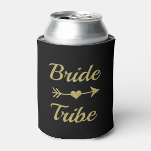 Rafraichisseur De Cannettes Bride Tribe Gold Parties scintillant Bridesmaid pe
