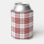 Rafraichisseur De Cannettes Buchanan tartan rouge blanc plaid (Can Dos)