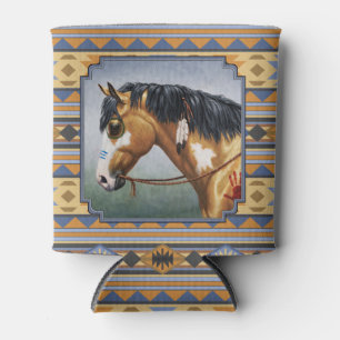 Rafraichisseur De Cannettes Bucskin Pinto Horse Southwest Indian Design
