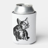 Rafraichisseur De Cannettes Bulldog Français Buldog Custom Can Cooler (Can devant)