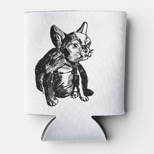 Rafraichisseur De Cannettes Bulldog Français Buldog Custom Can Cooler (Devant)