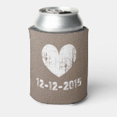 Rafraichisseur De Cannettes Burlap country chic mariage peut refroidir avec le (Can Dos)