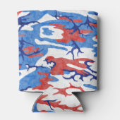 Rafraichisseur De Cannettes Camo rouge et bleu détendu (Dos)