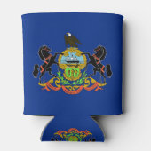 Rafraichisseur De Cannettes Can Cooler avec drapeau de Pennsylvanie, USA. (Dos)