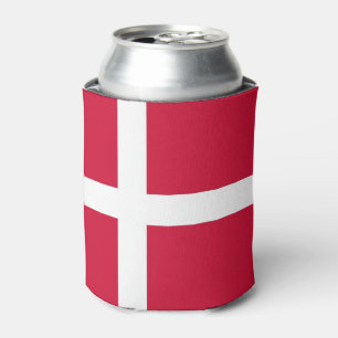 Rafraichisseur De Cannettes Can Cooler avec drapeau du Danemark