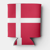Rafraichisseur De Cannettes Can Cooler avec drapeau du Danemark (Devant)