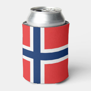 Rafraichisseur De Cannettes Can Cooler avec le drapeau de la Norvège