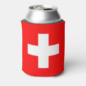 Rafraichisseur De Cannettes Can Cooler avec le drapeau de la Suisse (Can Dos)