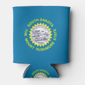 Rafraichisseur De Cannettes Can Cooler avec le drapeau de l'état du Dakota du  (Devant)