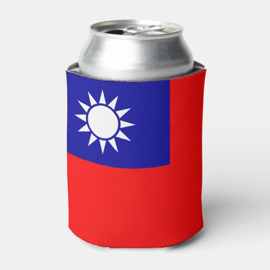 Rafraichisseur De Cannettes Can Cooler avec le drapeau de Taiwan (Can devant)