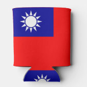 Rafraichisseur De Cannettes Can Cooler avec le drapeau de Taiwan (Dos)
