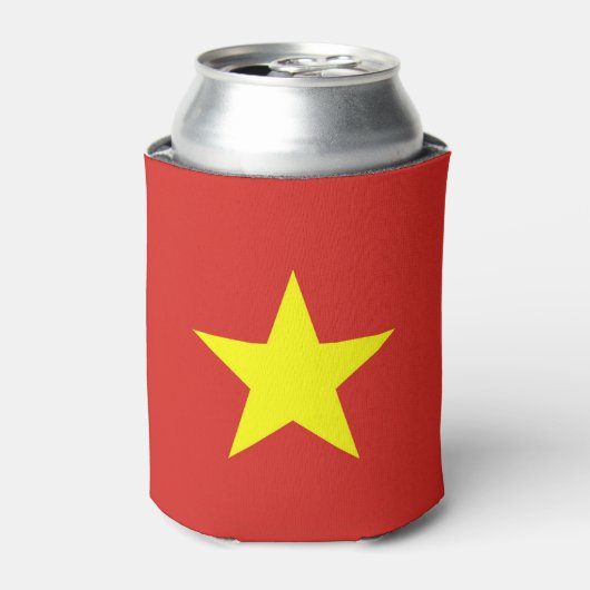 Rafraichisseur De Cannettes Can Cooler avec le drapeau du Vietnam (Can devant)