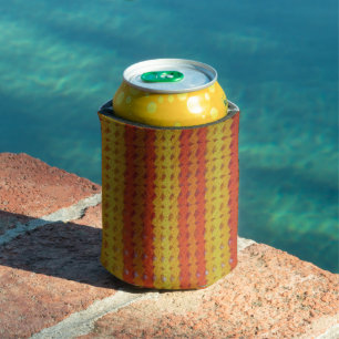 Rafraichisseur De Cannettes Can Cooler - crochet jaune et orange