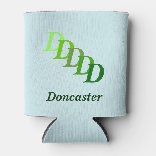 Rafraichisseur De Cannettes Can Cooler - Nom avec initiales (vert) (Devant)