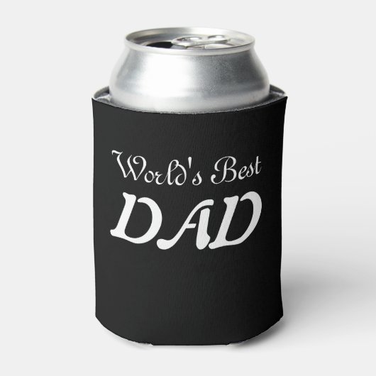 Rafraichisseur De Cannettes Can Coolers/Black/World's Best DAD (Can devant)