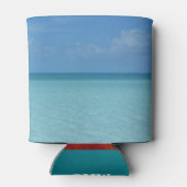 Rafraichisseur De Cannettes Caraïbes Horizon Tropical Turquoise Bleu (Dos)