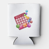 Rafraichisseur De Cannettes Carte BINGO avec boules BINGO (Devant)