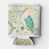 Rafraichisseur De Cannettes Carte des tortues de mer (Devant)