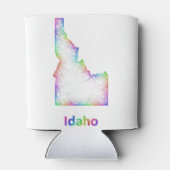Rafraichisseur De Cannettes Carte Rainbow Idaho (Dos)