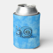 Rafraichisseur De Cannettes Cartoon bleu escargot mignon (Can devant)
