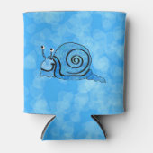 Rafraichisseur De Cannettes Cartoon bleu escargot mignon (Devant)