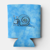 Rafraichisseur De Cannettes Cartoon bleu escargot mignon (Dos)