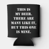 Rafraichisseur De Cannettes C'Est Mon Slogan De Bières (Dos)