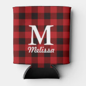 Rafraichisseur De Cannettes chalet Noël Plaid de bison rouge bison (Devant)