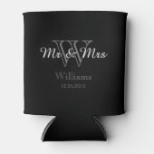 Rafraichisseur De Cannettes CHIC CAN COOLER_"Mr & Mrs" MONOGRAM (Devant)