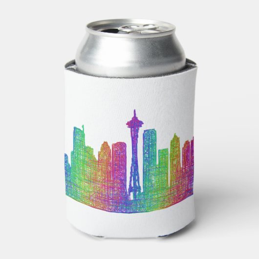 Rafraichisseur De Cannettes Ciel de Seattle (Can devant)