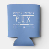 Rafraichisseur De Cannettes Code aéroport de Portland (Dos)