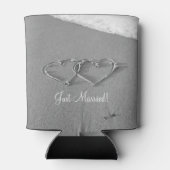 Rafraichisseur De Cannettes Coeur personnalisé dans le mariage de sable peut r (Dos)