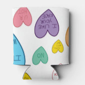 Rafraichisseur De Cannettes Coeurs de bonbons (Dos)