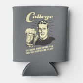 Rafraichisseur De Cannettes College : Boire plus avant 9h (Devant)