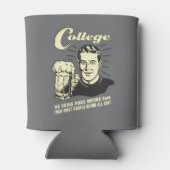 Rafraichisseur De Cannettes College : Boire plus avant 9h (Dos)