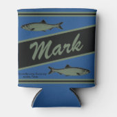 Rafraichisseur De Cannettes Conception de pêche personnalisée Beverage Cooler (Devant)