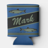 Rafraichisseur De Cannettes Conception de pêche personnalisée Beverage Cooler (Dos)