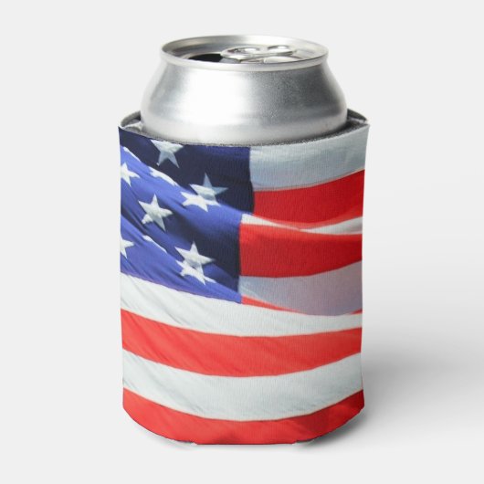 Rafraichisseur De Cannettes Coolest Can Cooler, American Flag, USA (Can devant)