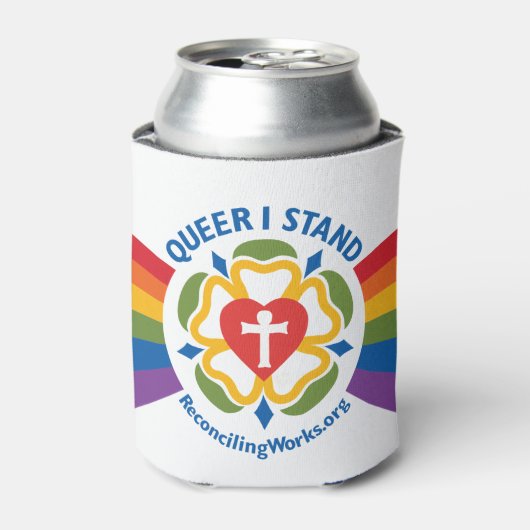 Rafraichisseur De Cannettes Coozie "Queer I Stand" (Can devant)