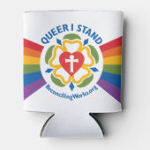 Rafraichisseur De Cannettes Coozie "Queer I Stand" (Devant)
