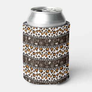 Rafraichisseur De Cannettes Copie africaine avec le motif de peau de guépard