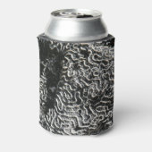 Rafraichisseur De Cannettes Corail noir et blanc I Abstrait Nature Photo (Can Dos)