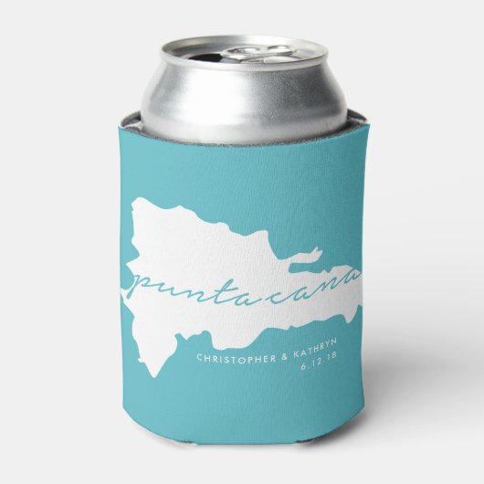 Rafraichisseur De Cannettes Couleur personnalisée Punta Cana Coozi! (Can devant)