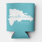 Rafraichisseur De Cannettes Couleur personnalisée Punta Cana Coozi! (Devant)