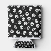 Rafraichisseur De Cannettes Crâne, araignée et poitrine - motif d'Halloween (Dos)