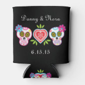 Rafraichisseur De Cannettes Crânes et fleurs à sucre peuvent refroidir (Devant)